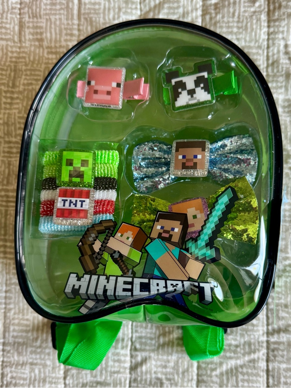 Minecraft Kids Hair Accessory Set - NWT - Picture 4 of 10